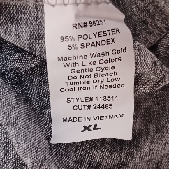 Women's PerSeption Concept Shiny Silver Tunic New Years Eve Going out Top Sz XL - Picture 5 of 6